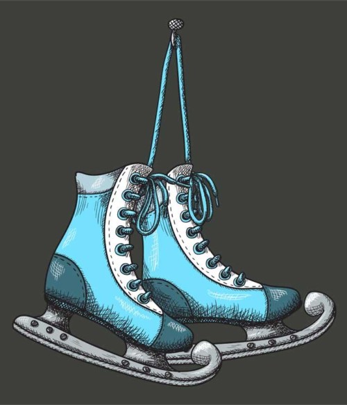 Ice skate Póló - Ha Ice Skate rajongó ezeket a pólókat tuti imádni fogod!
