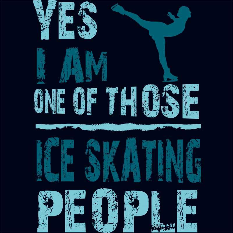 Ice skating people