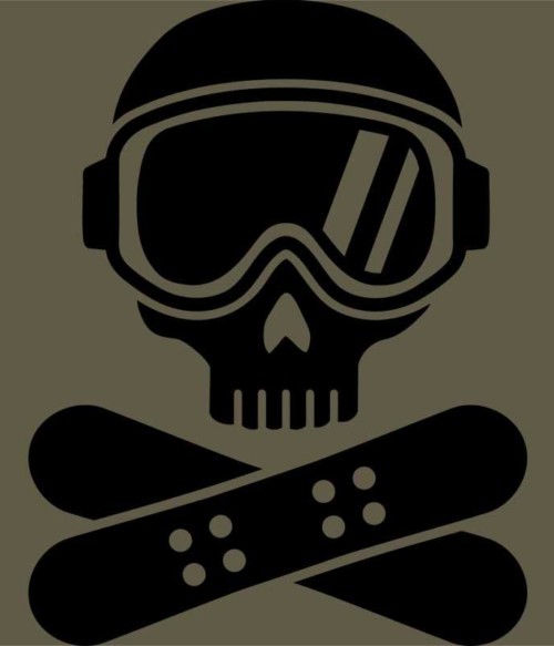 Cross Boards Skull Póló - Ha Ski rajongó ezeket a pólókat tuti imádni fogod!
