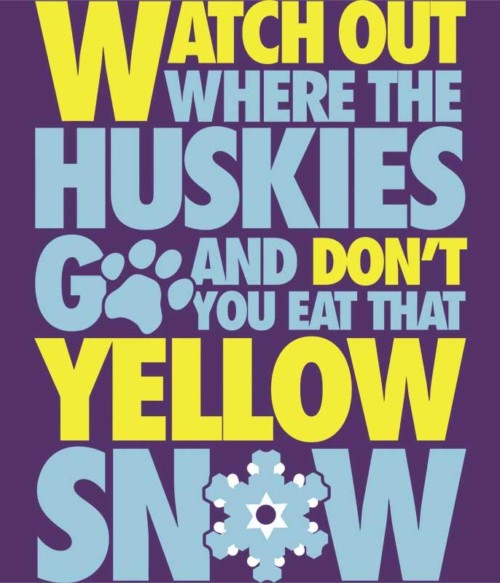 Yellow Snow Póló - Ha Ski rajongó ezeket a pólókat tuti imádni fogod!