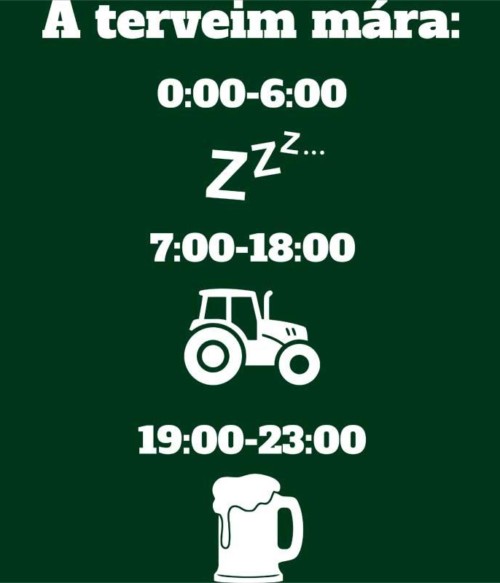 Terveim mára Póló - Ha Tractor rajongó ezeket a pólókat tuti imádni fogod!