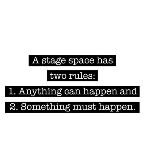 Stage has two rules Póló - Ha Theatre rajongó ezeket a pólókat tuti imádni fogod!