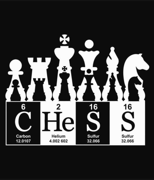 Periodic Chess Pieces Póló - Ha Chess rajongó ezeket a pólókat tuti imádni fogod!