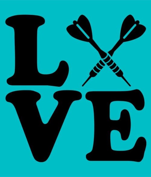 Love Darts Póló - Ha Darts rajongó ezeket a pólókat tuti imádni fogod!