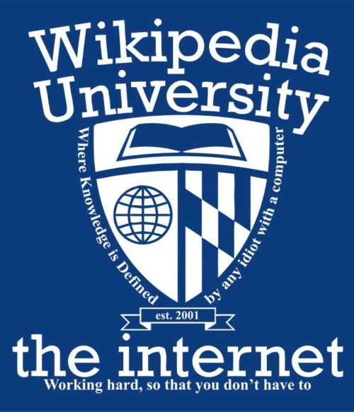 Wikipedia University Póló - Ha Study rajongó ezeket a pólókat tuti imádni fogod!