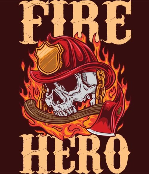 Fire hero Póló - Ha Firefighter rajongó ezeket a pólókat tuti imádni fogod!