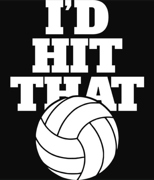 I'd hit that Póló - Ha Volleyball rajongó ezeket a pólókat tuti imádni fogod!