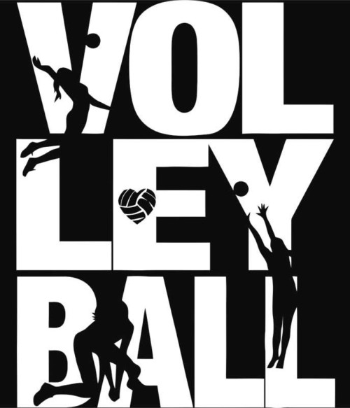 Volley silhouettes Póló - Ha Volleyball rajongó ezeket a pólókat tuti imádni fogod!