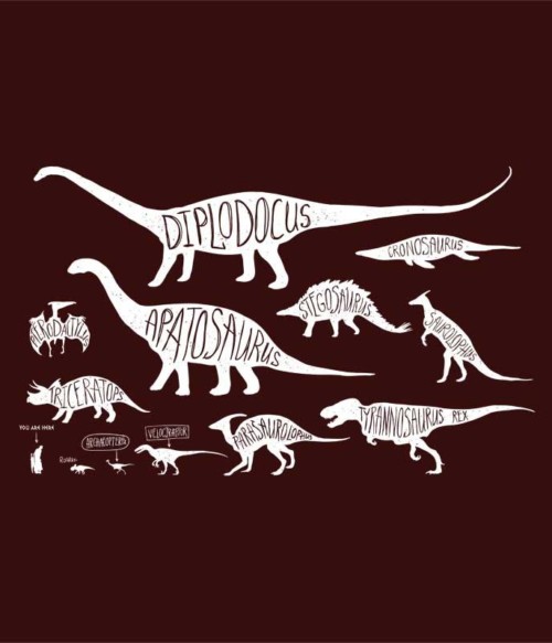 You Are Here Póló - Ha Dinosaur rajongó ezeket a pólókat tuti imádni fogod!