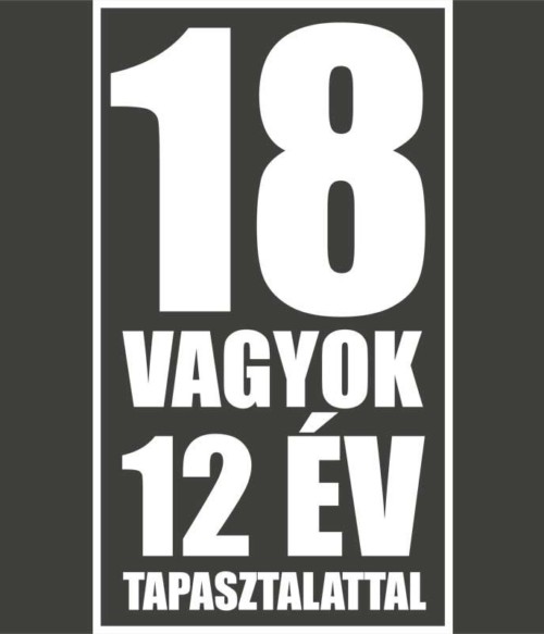 12 év tapasztalat Póló - Ha Birthday rajongó ezeket a pólókat tuti imádni fogod!