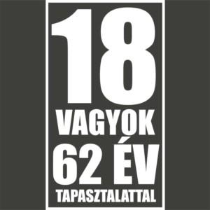 62 év tapasztalat - Unisex Farmerkabát