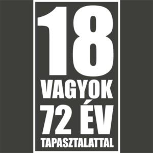 72 év tapasztalat - Unisex Farmerkabát