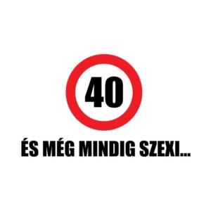 40 és még mindig szexi - Unisex Farmerkabát