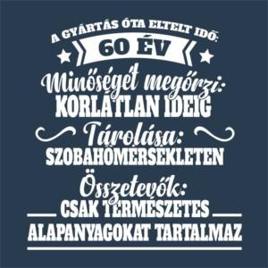 Eltelt idő 60 év - Unisex Farmerkabát
