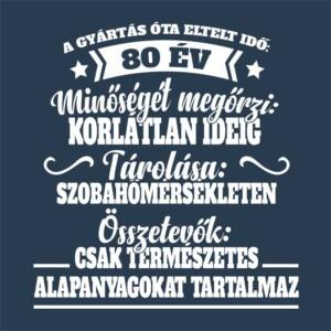Eltelt idő 80 év - Unisex Farmerkabát
