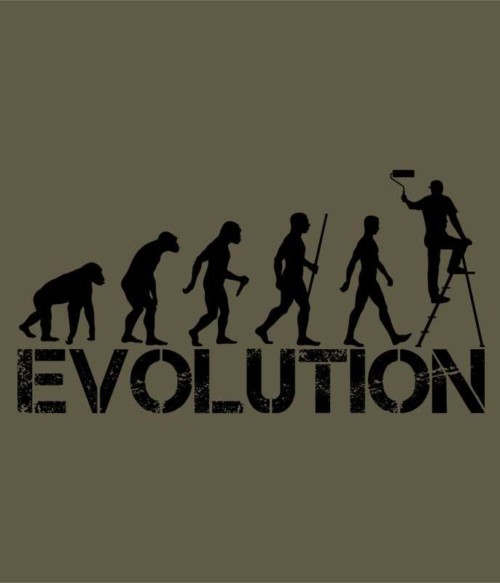 Szobafestő Evolúció Póló - Ha Painter rajongó ezeket a pólókat tuti imádni fogod!