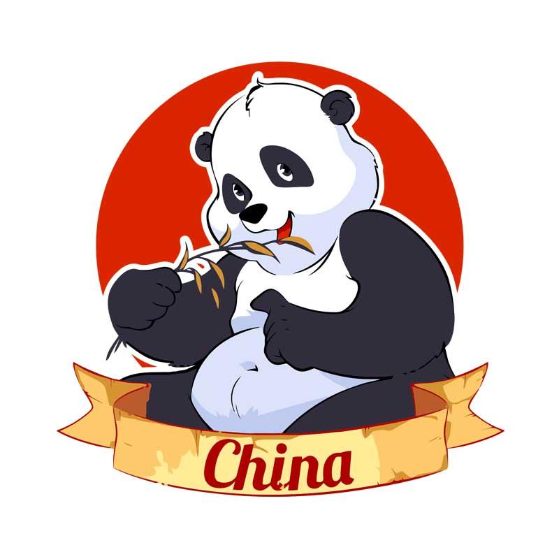 China panda
