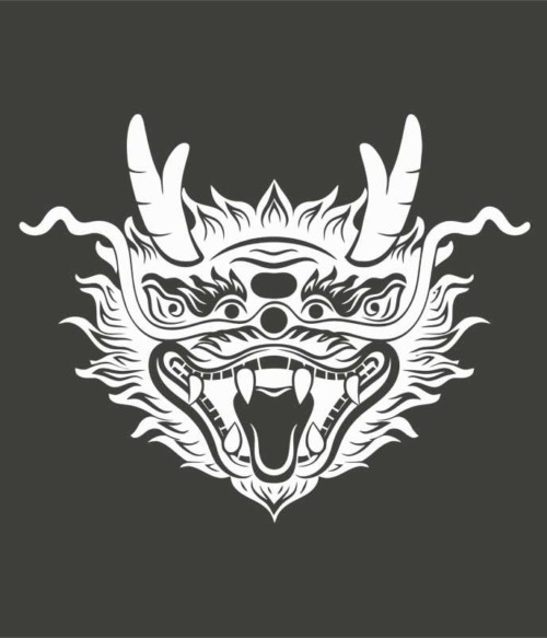 Chinese dragon head Póló - Ha China rajongó ezeket a pólókat tuti imádni fogod!