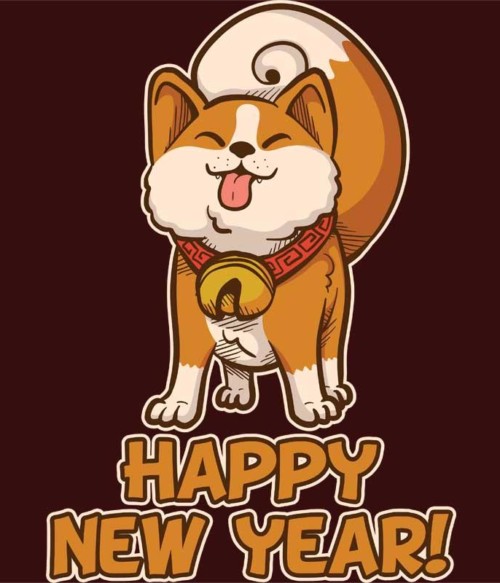 Happy new year dog Póló - Ha China rajongó ezeket a pólókat tuti imádni fogod!