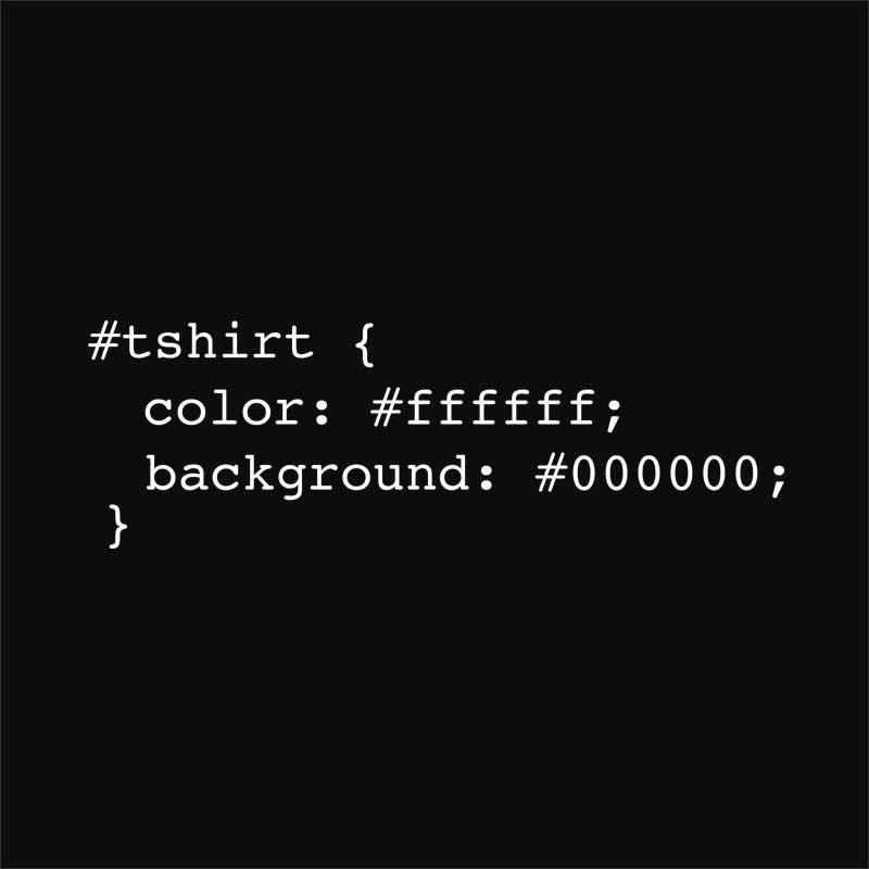 Black t-shirt code