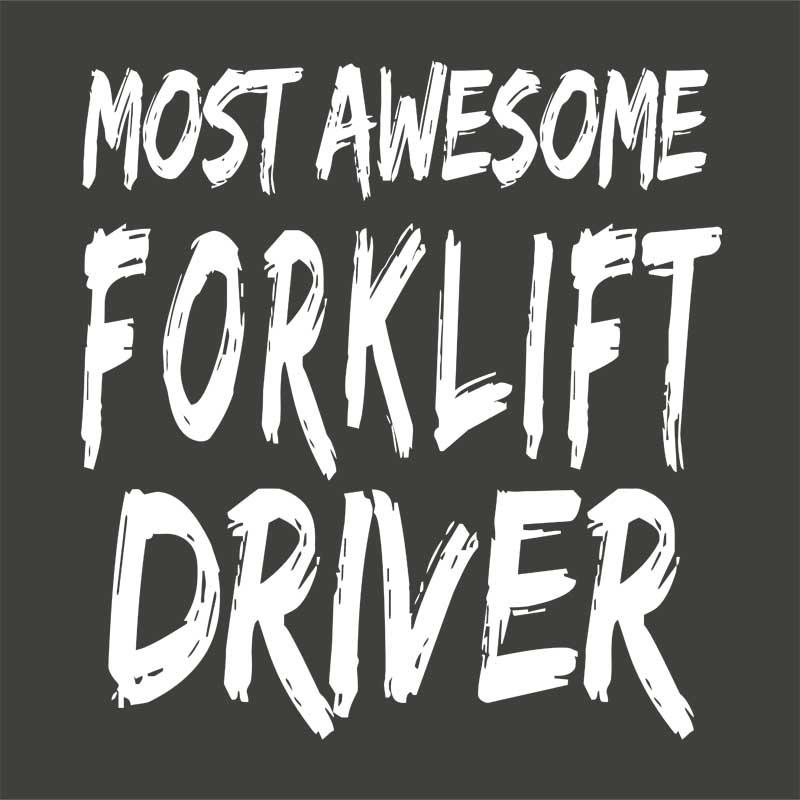 Awesome forklift driver