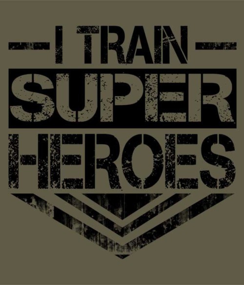 I Train Super Heroes Póló - Ha Personal Trainer rajongó ezeket a pólókat tuti imádni fogod!