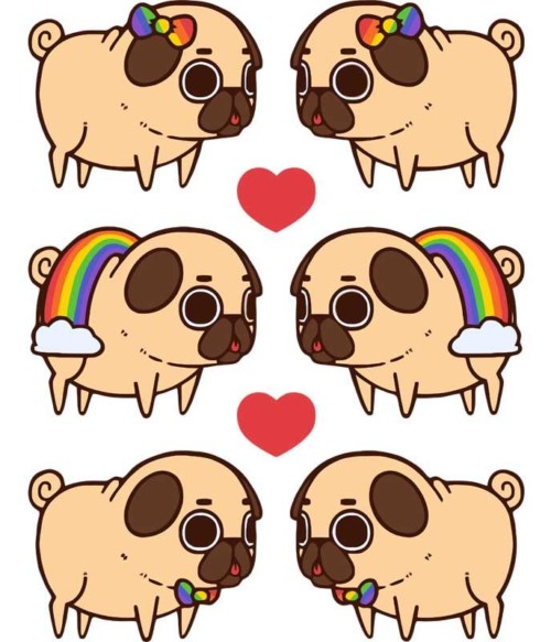 Cute pugs Póló - Ha Dog rajongó ezeket a pólókat tuti imádni fogod!