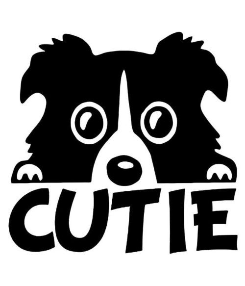 Cutie border collie Póló - Ha Dog rajongó ezeket a pólókat tuti imádni fogod!