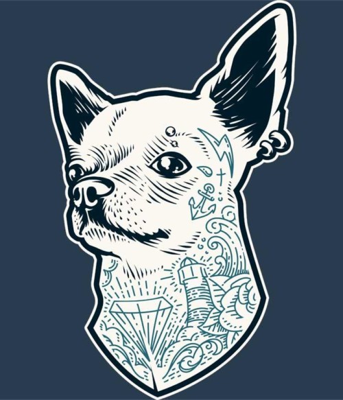 Tattooed chihuahua Póló - Ha Dog rajongó ezeket a pólókat tuti imádni fogod!