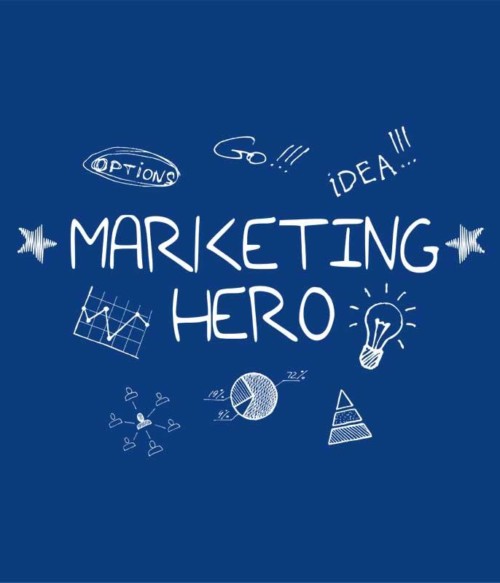 Marketing hero Póló - Ha Marketing Manager rajongó ezeket a pólókat tuti imádni fogod!