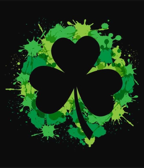 Clover Splash Póló - Ha St. Patrick's Day rajongó ezeket a pólókat tuti imádni fogod!