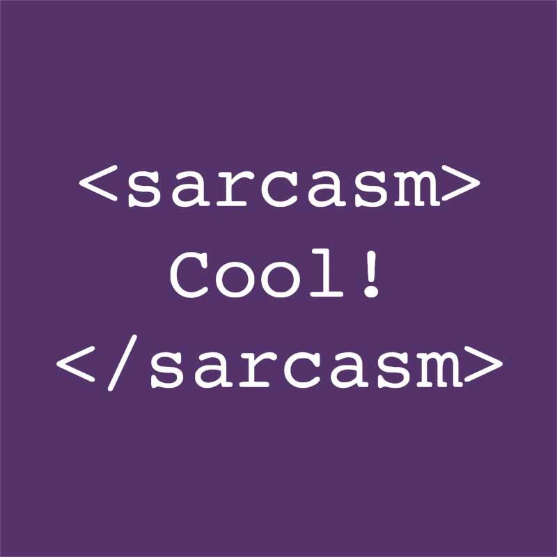 Sarcasm code