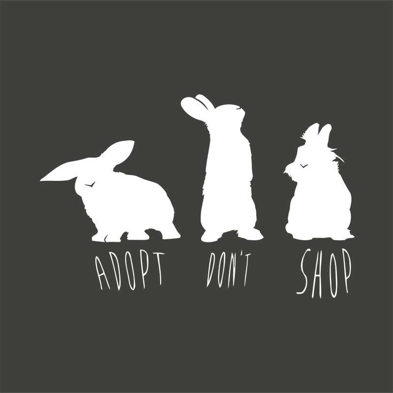 Adopt don't shop bunny