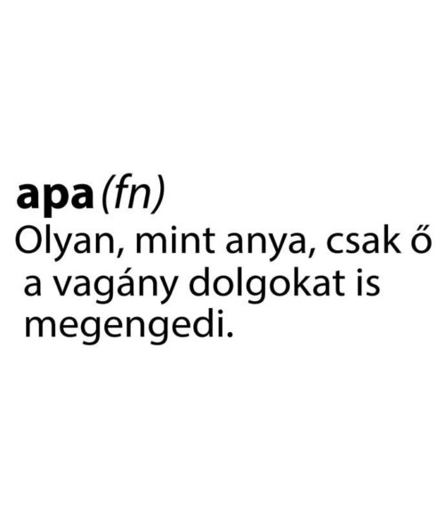 Apa főnév Póló - Ha Family rajongó ezeket a pólókat tuti imádni fogod!