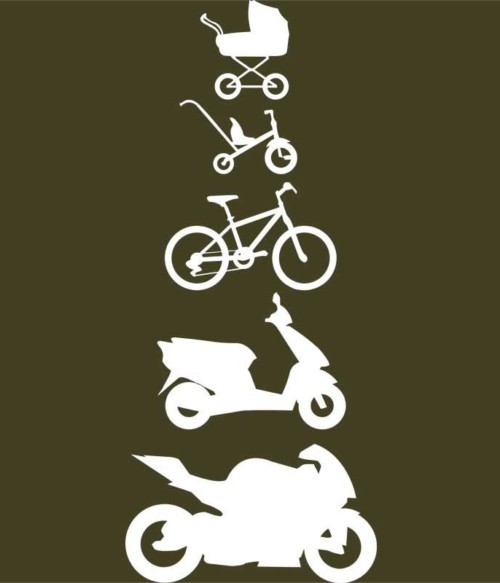 Baby Biker Evolution Póló - Ha Motorcycle rajongó ezeket a pólókat tuti imádni fogod!
