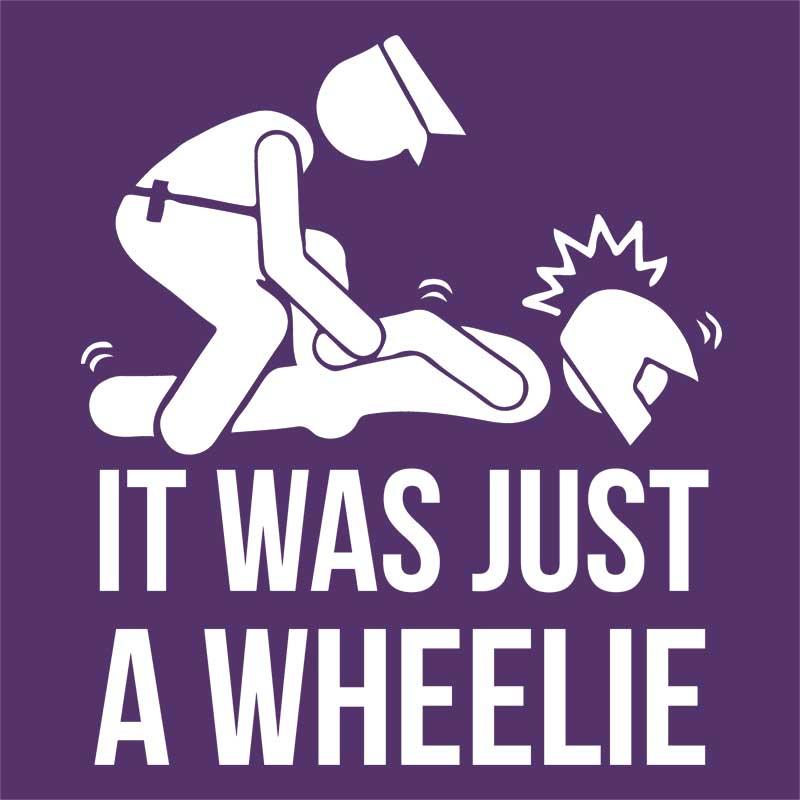 It was just a wheelie