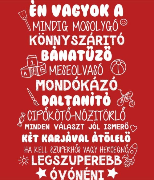 Mindig mosolygó óvónéni Póló - Ha Kindergarten Teacher rajongó ezeket a pólókat tuti imádni fogod!