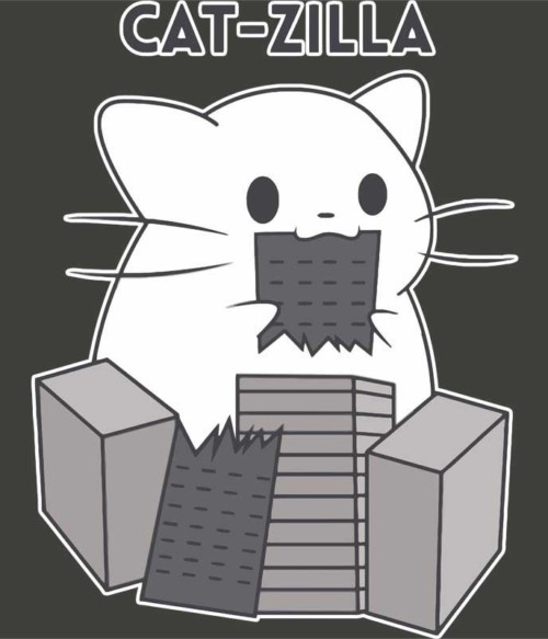 Catzilla Póló - Ha Cat rajongó ezeket a pólókat tuti imádni fogod!