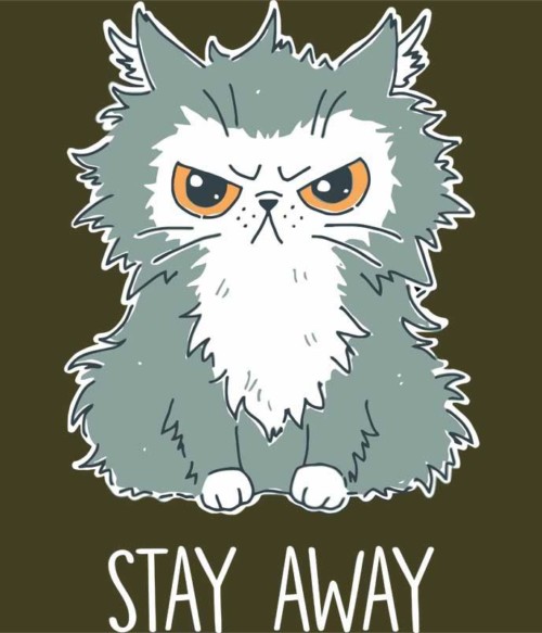 Stay away cat Póló - Ha Cat rajongó ezeket a pólókat tuti imádni fogod!