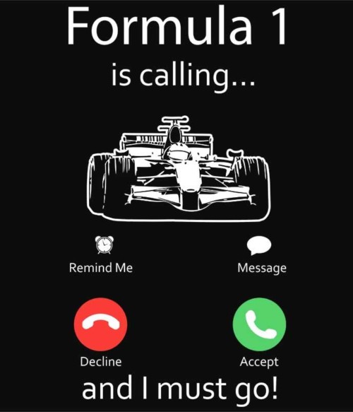 Formula 1 is calling Póló - Ha Formula 1 rajongó ezeket a pólókat tuti imádni fogod!