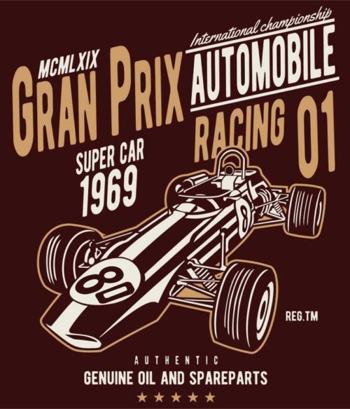 Gran prix automobile Póló - Ha Formula 1 rajongó ezeket a pólókat tuti imádni fogod!