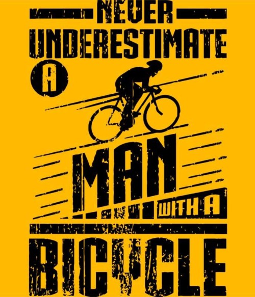 Man with a bicycle Póló - Ha Bicycle rajongó ezeket a pólókat tuti imádni fogod!