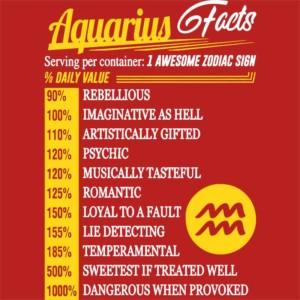 Aquarius facts - Unisex Farmerkabát