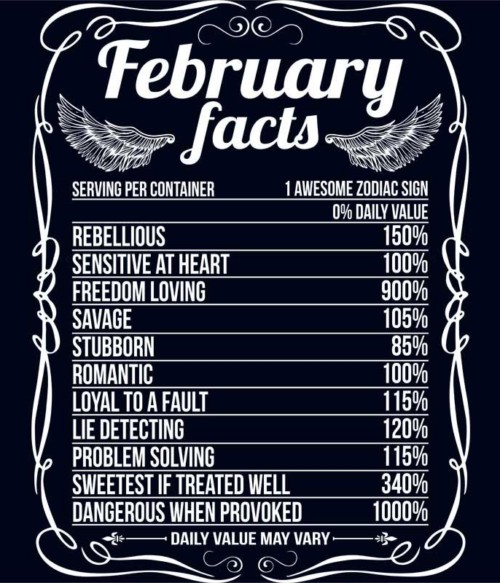 February Facts Póló - Ha Birthday rajongó ezeket a pólókat tuti imádni fogod!