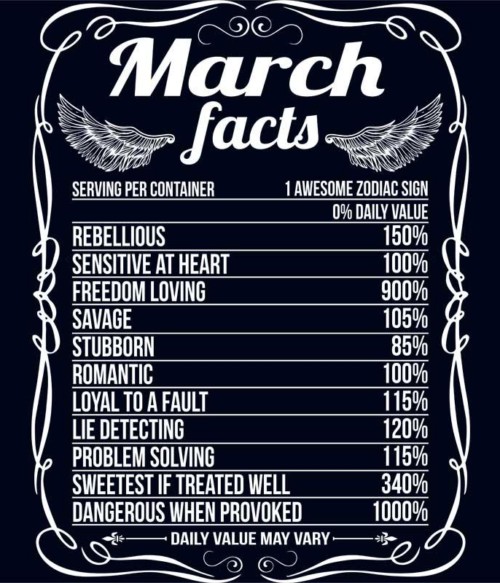 March Facts Póló - Ha Birthday rajongó ezeket a pólókat tuti imádni fogod!