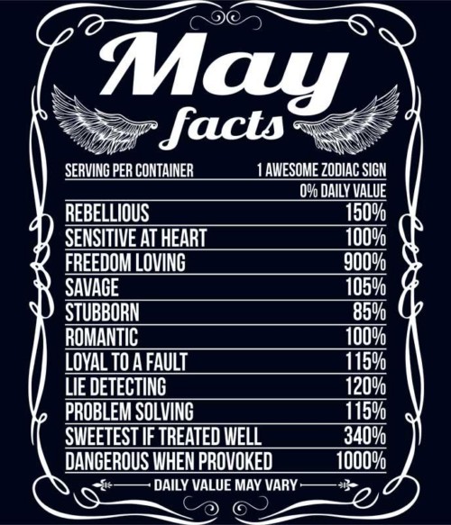 May Facts Póló - Ha Birthday rajongó ezeket a pólókat tuti imádni fogod!
