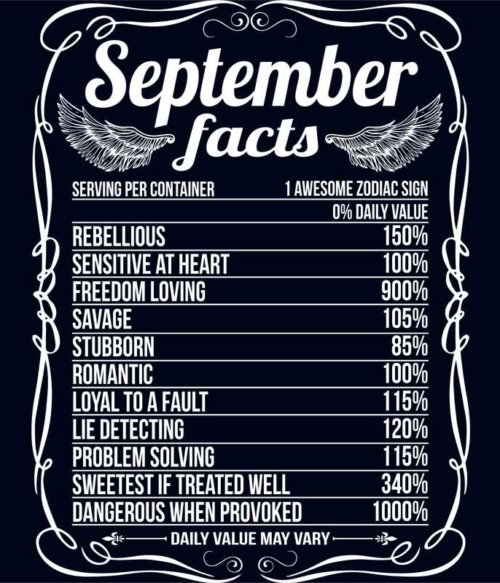 September Facts Póló - Ha Birthday rajongó ezeket a pólókat tuti imádni fogod!