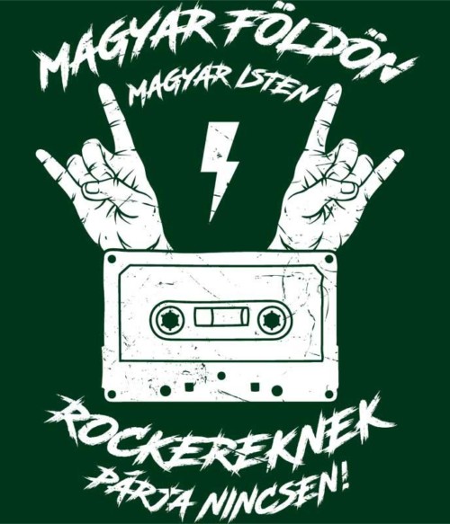 Rockereknek párja nincsen Póló - Ha Rocker rajongó ezeket a pólókat tuti imádni fogod!