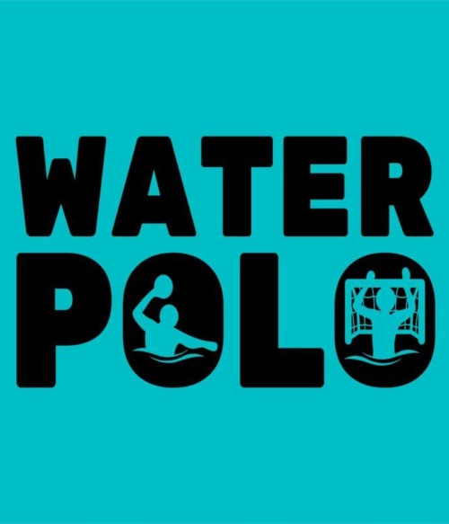 Water Polo Text Silhouette Póló - Ha Rocker rajongó ezeket a pólókat tuti imádni fogod!