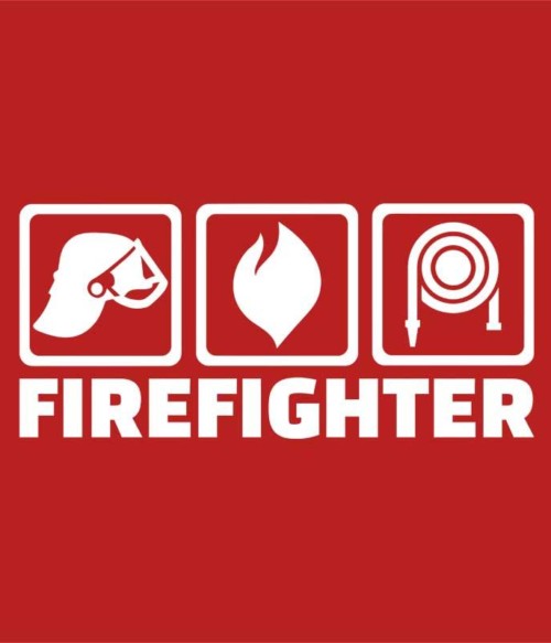 Firefighter icons Póló - Ha Firefighter rajongó ezeket a pólókat tuti imádni fogod!